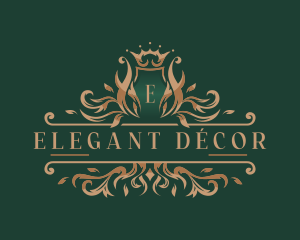 Elegant Royal Wreath logo design