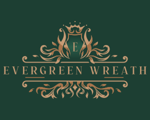 Elegant Royal Wreath logo design