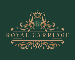 Elegant Royal Wreath logo design