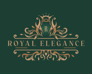 Elegant Royal Wreath logo design