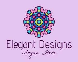 Colorful Prism Ornament  logo design