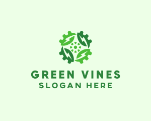 Green Scientific Gear logo design