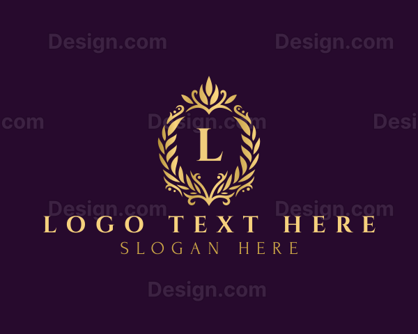 Elegant Royal Wreath Logo