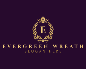 Elegant Royal Wreath logo design