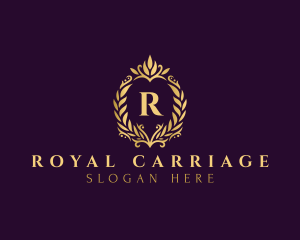 Elegant Royal Wreath logo design