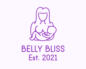 Mother Maternity Breastfeeding  logo design