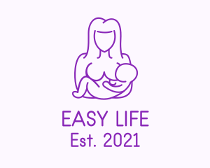 Mother Maternity Breastfeeding  logo design