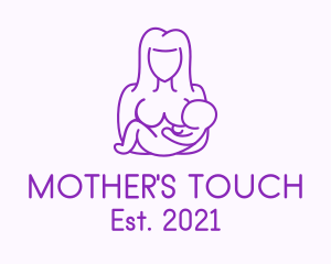 Mother Maternity Breastfeeding  logo design