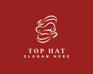 Cutlery Chef Toque logo design