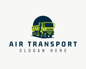 Dump Truck Transport logo design