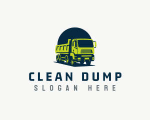 Dump Truck Transport logo design