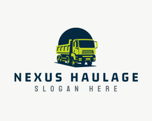 Dump Truck Transport logo design