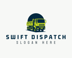 Dump Truck Transport logo design