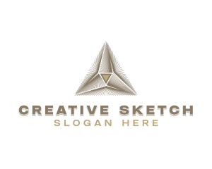 Creative Technology Pyramid logo design