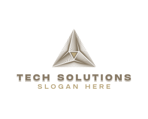 Creative Technology Pyramid logo design