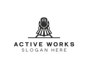 Train Fitness Gym logo design