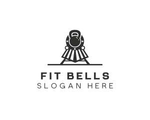 Train Fitness Gym logo design