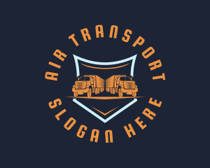 Logistics Cargo Truck logo design