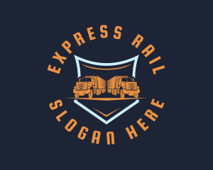 Logistics Cargo Truck logo design