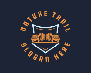 Logistics Cargo Truck logo design