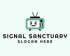 Television Man Cartoon logo