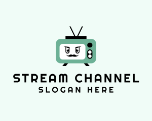 Television Man Cartoon logo