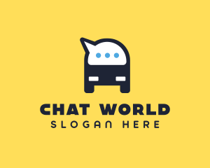 Car Messenger Chat  logo design