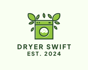 Eco Sustainable Laundromat logo design