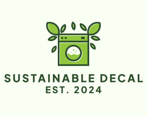 Eco Sustainable Laundromat logo design