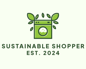 Eco Sustainable Laundromat logo design