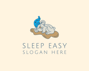 Sleeping Koala Daycare logo design