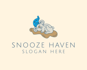 Sleeping Koala Daycare logo design