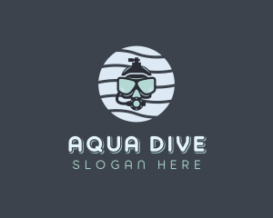 Scuba Diving Athletics logo design