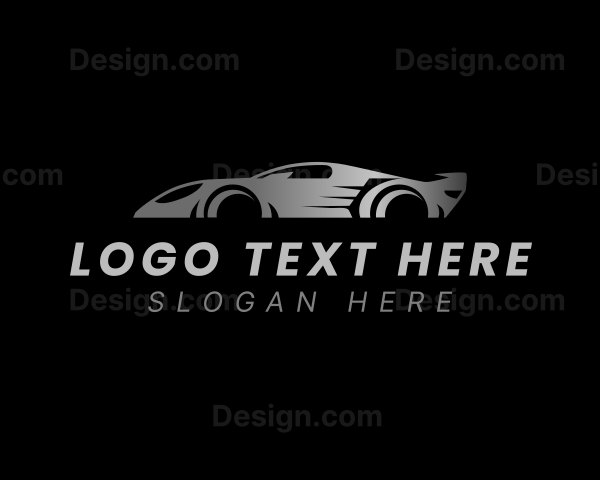 Racing Car Automotive Logo