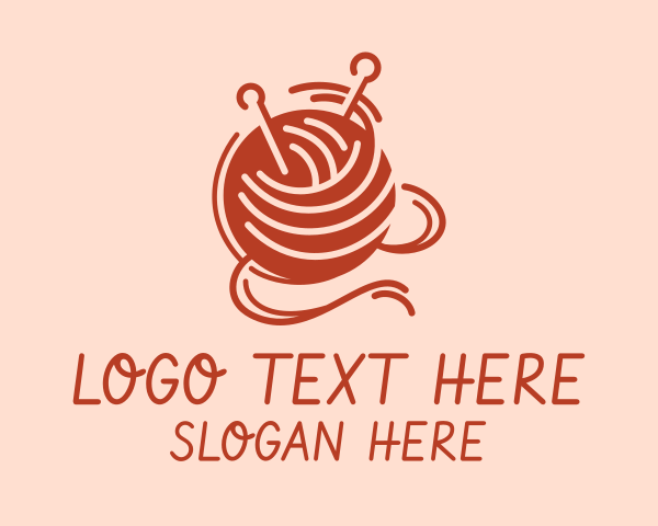 Knitter logo example 1