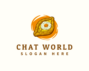 Khachapuri Bread Georgia Logo