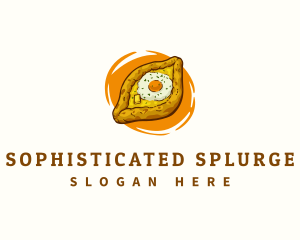 Khachapuri Bread Georgia Logo