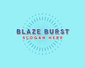 Comic Burst Art logo design