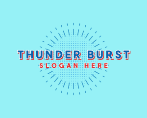 Comic Burst Art logo design