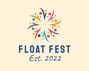 Colorful Firework Fest  logo
