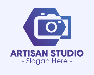 Blue Photography Studio logo design