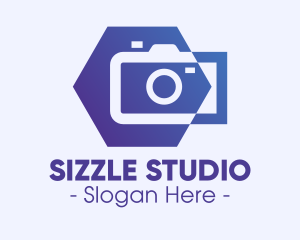 Blue Photography Studio logo design