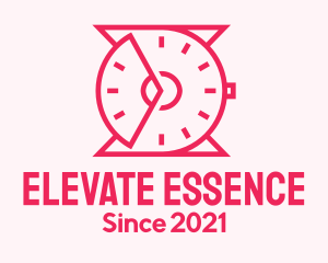 Pink Outline Wristwatch logo