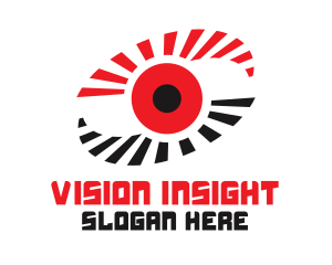 Virtual Red Eye logo design