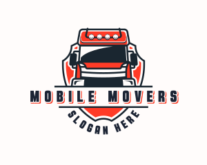 Delivery Truck Company logo design