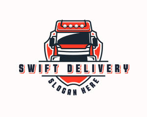 Delivery Truck Company logo design