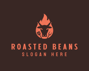 Roasted Beef Barbecue logo design