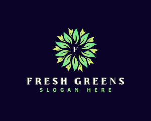 Fresh Herbal Leaf logo design