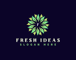 Fresh Herbal Leaf logo design