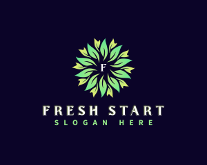 Fresh Herbal Leaf logo design